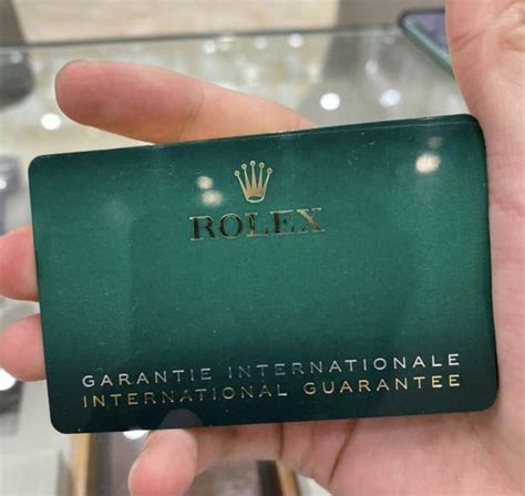 rolex garanzia card|rolex 5 year guarantee.